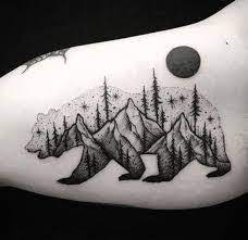 They're large, have big and sharp claws, and can be aggressive if they need to be. Focal Bear Simple Tattoos Bear Simple Tattoos Simple Tattoos Momcanvas