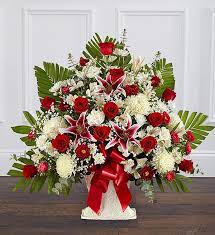 At 1800flowers.com you can find birthday gifts, flowers, gift baskets, food, plants, carnations, daisies, lilies, mixed bouquets, orchids, roses, silk & dried flowers, tulips, bonsai plants, dish gardens, house plants, rose plants, balloons, cakes & cookies, chocolates & candy, fruit baskets. Heartfelt Tribute Red Rose Lily Floor Basket Arrangement 1800flowers Com 147300