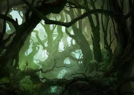 Deep In The Woods By Andreas Rocha Fantasy Landscape Fantasy Art Landscapes Environment Concept Art