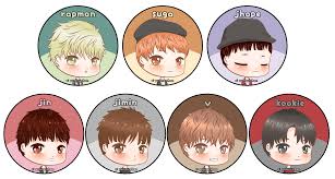 Kết quả hình ảnh cho hình ảnh bts chibi