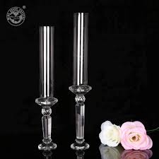They work well for elegant weddings, private parties, or simple decorating around the house. Tall Cylinders Single Holder Wedding Table Decoration Candlestick Crystal Candle Holders Buy Crystal Candle Holders Candlestick Tall Cylinder Candle Holder Tall Candle Holders For Weddings Product On Alibaba Com