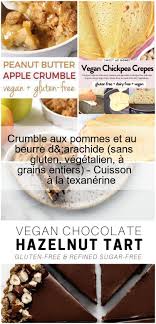 Crumble Aux Pommes Et Au Beurre D 39 Arachide Sans Gluten Vegetalien A Grains Entiers Crumble Pomme Crumble Beurre D Arachide Vegetalien