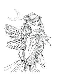 Barbie Fairy Coloring Pages To Print Fairy Coloring Pages Dragon Coloring Page Fairy Coloring