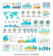 business demographics and statistics infographic elements