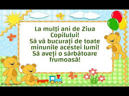 Este 1 iunie e prima zi de vara soarele e sus pe cer e frumos afara. Ziua InternaÈ›ionalÄƒ A Copilului 1 Iunie Youtube