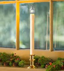 Adjustable Height Window Candle With Outward Facing Led Bulb Plowhearth
