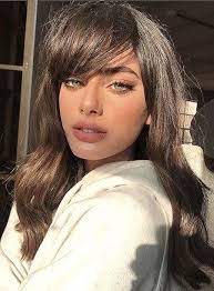 haar arten naturliche bangs 28 lange frisuren mit pony frisur pony lang frisuren mit pony frisuren lang