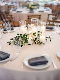 Image Result For Round Table Decoration Ideas Wedding Cheap Wedding Centerpieces Greenery Wedding Centerpieces Wedding Centerpieces