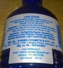 Ingredients like olive oil & almond oil present in hair serum can control frizz and flyaway and reduce split ends. Buy Habibs Aesthetics Hair Serum 100 Ml For Dry Curly Treated Hairs Online At Low Prices In India Amazon In