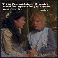 During a sleepless night diana realizes how much she thinks and cares about the boy she dumbed in the forest after an argument with her bosom friend. Anne And Diana Friendship Quotes Quotesgram