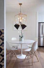 Dining Room Light Fixture Minimalist Dining Room Tulip Dining Table Condo Remodel