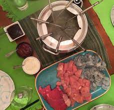 Top Ate On Your Plate Broth Meat Fondue Fondue Recipes Fondue Dinner Fondue Recipes Meat