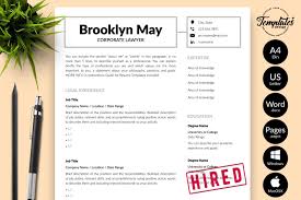 brooklyn may cv design template in