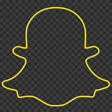 Hd Yellow Snapchat Outline Ghost Logo Icon Symbol Png Ghost Logo Logo Icons Yellow Snapchat