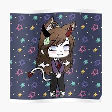 Me and my bff daniel (he is the white wolf and im the. Anime Girl White Wolf Wall Art Redbubble