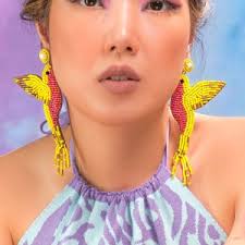 Bird Statement Earrings, Animal Jewelry