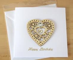 Luxury Unique Wooden Heart 21st 30th 40th 50th 60th 70th 80th 90th 100th Birthday Card Gift For Wom 80th Birthday Cards 100th Birthday Card 90th Birthday Cards