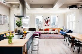 open kitchen living room designs