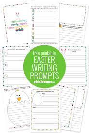 If the easter bunny got sick, who would he ask to help bring treats for easter? distribute the worksheet and encourage the children to create a few. Free Printable Easter Writing Prompts For Kids Picklebums