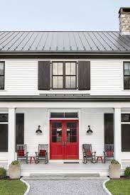 Modern farmhouse red front door. 28 Best Front Door Colors Colors To Paint Your Front Door