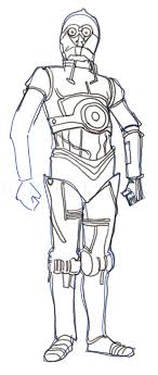 How To Draw C3po Step By Step Drawing Guide By Fineart Dragoart Com Plus, i'm not really in the mood to hang drapes or vacuum. how to draw c3po step by step drawing