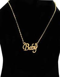 Silvoswan Baby Pendant For Girl And Women Baby Name Pendant For Girl Gold Plated Stainless Steel Pendant Price In India Buy Silvoswan Baby Pendant For Girl And Women Baby Name Pendant For