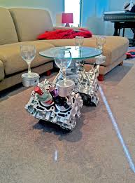 I Turned An Old Engine Into A Coffee Table And It Turned Out Better Than I Expected Engine Coffee Table Engine Table Coffee Table
