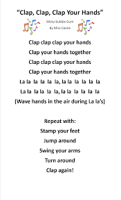 Hello Hello Can You Clap Your Hands Song Lyrics Clap Clap Clap Your Hands Kids Songs Action Songs Responsive Classroom