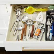 Measure & line your drawer. How To Organize Your Silverware Drawer Step By Step Project The Container Store
