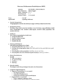 Download file format.docx microsoft word. Rpp Bahasa Inggris Sd Kelas 4