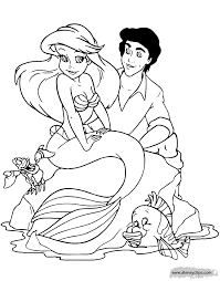 Birthday watch present supergirl & ursula hypnotia & black kat four at once! The Little Mermaid Coloring Pages 5 Disneyclips Com