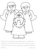 Sarah, name in various languages coloring page. Abraham Coloring Pages