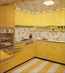 mid century yellow! kitchen retro