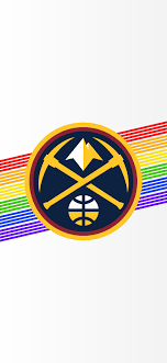 6 to 30 characters long; I Made A Denver Nuggets Phone Wallpaper In The Style Of The City Rainbow Uniforms Denvernuggets
