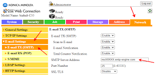 Maybe you would like to learn more about one of these? How Do I Set Up Outbound Smtp On A Konica Minolta Bizhub C35