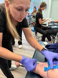 If anyone wants to sign up for the phlebotomy course that starts July 9th,  it's a 7 week course, Wednesdays and Fridays only from 6pm to 9pm! I would  be willing to