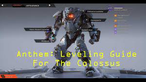Our anthem loot guide can help increase your javelin level once you reach pilot level 30 and more on that in our anthem strongholds guide. Anthem Leveling Guide For The Colossus The Most Fun Build Ever Youtube