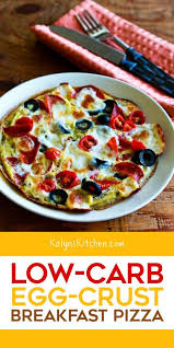 Low Carb Egg Crust Breakfast Pizza Kalyn S Kitchen Recipe In 2020 Breakfast Pizza Breakfast Low Carb Diet Recipes
