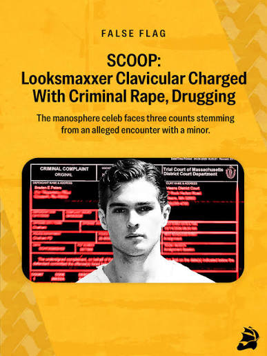 SCOOP: Right-wing livestreamer Clavicular has been charged with three criminal counts stemming from an alleged encounter with a minor, including rape and drugging. Will Sommer has details from the previously unreported court