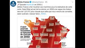 Vous pouvez faire vous même vos bulletins météo, grâce aux météogrammes. Meteo France Prevoit Les Temperatures En 2050 Il Va Faire Tres Chaud Cnews