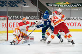 Estadísticas de los partidos calgary flames vs vancouver canucks 19 mayo 2021. Canucks The Losing Streak Continues After 3 1 Loss To The Calgary Flames
