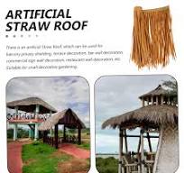 Amazon.com : Sosoport 10pcs Simulation Thatch Lifelike ...