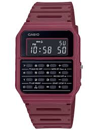 Sie unterscheidet sich damit von einer analoguhr, die zur darstellung der zeit üblicherweise bewegliche zeiger auf einem feststehenden zifferblatt verwendet. Casio Ca 53wf 4bef Vintage Edgy Digitaluhr Mit Taschenrechner Rot