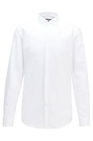 La fameuse chemise à col cassé se porte. Chemises Pour Homme Col Plaque Hugo Boss