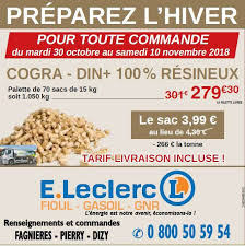 Preparez L Hiver Promo Sur Les Pellets E Leclerc Fagnieres Facebook
