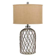 Fishnet Glass Jug Table Lamp Shades Of Light Clear Glass Table Lamp Table Lamp Glass Table Lamp