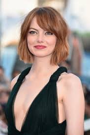Emma Stone Birdman Premiere Emma Stone Haircut Round Face Haircuts Emma Stone Hair