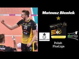 Mateusz bieniek is a polish volleyball player, member of the poland men's national volleyball team, participant of the olympic games, 2018 w. Mateusz Bieniek Polish Plusliga 2021 Pge Skra Belchatow Vs Warszawa All Points Youtube