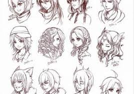 Women anime cosplay synthetic long curly body wavy hair full wig natural black. Need This Drawing Curly Easy Manga Hairstyles Hair Reference Manga Hair How To Draw Hair Anime Boy Hair