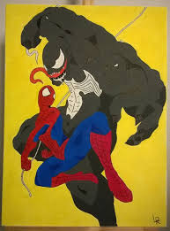 Spiderman Vs Venom Pintura Por Lr Artmajeur Spider man vs venom by rocketman732 on deviantart. artmajeur